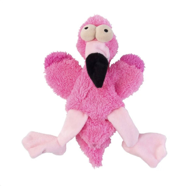 Fuzzyard Flat Out Nasties Dog Toy (Flo The Flamingo)