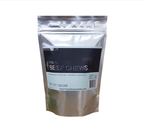 Freeze Dry Australia Freeze Dried Beef Chews Dog Treats 150g