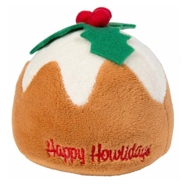 Fuzzyard X'mas Pudding Plush Dog Toy