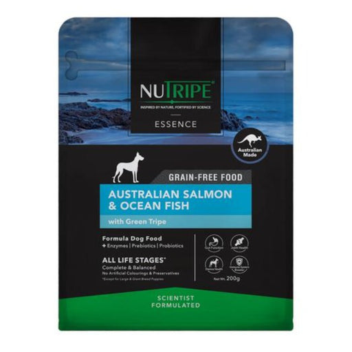 Nutripe Essence Australian [Salmon & Ocean Fish with Green Tripe] Grain-Free Dry Dog Food (3 Sizes)