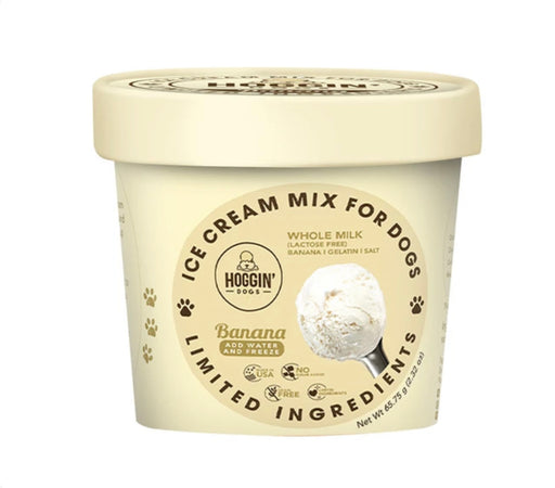 Hoggin’ Dogs Banana Ice Cream Mix For Dogs