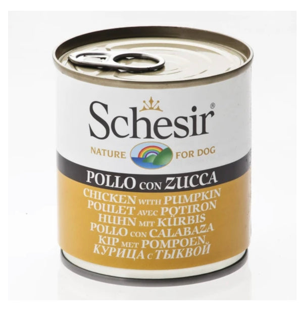 Schesir Chicken with Pumpkin Canned Dog Food 285g X16