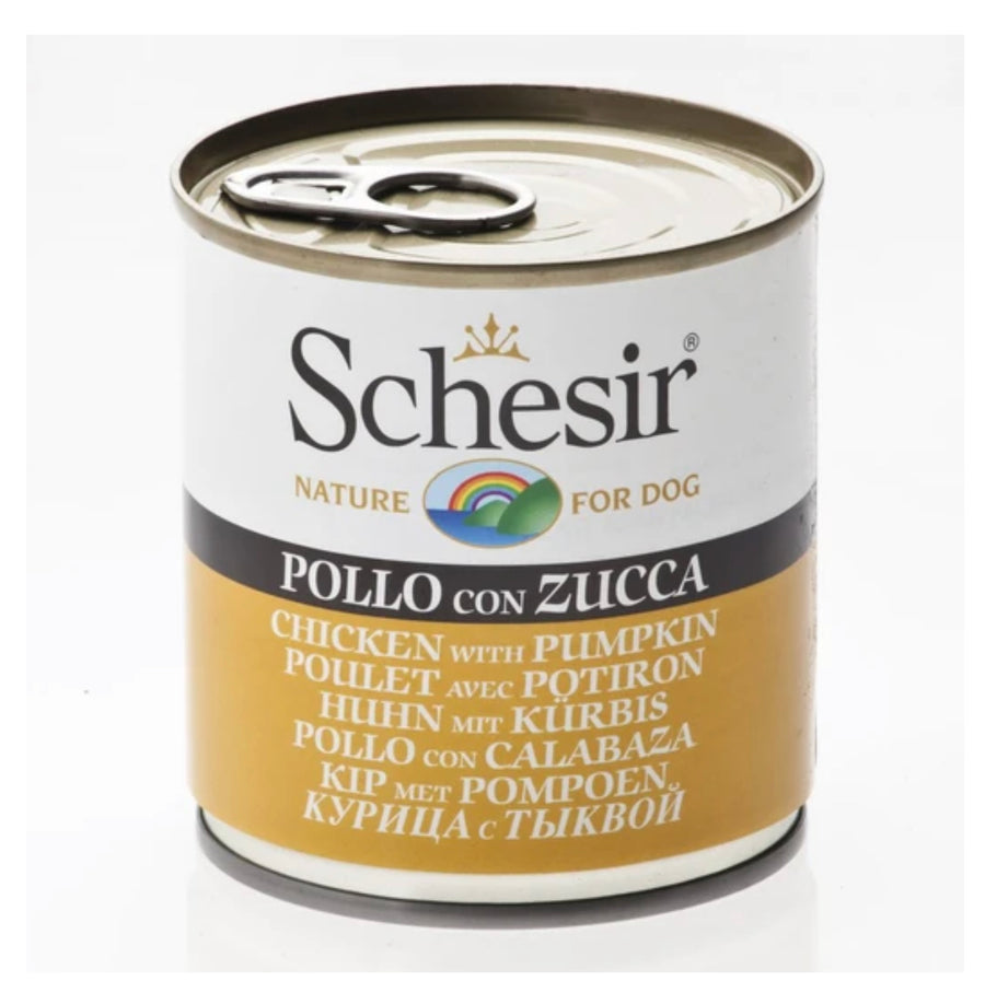 Schesir Chicken with Pumpkin Canned Dog Food 285g X16