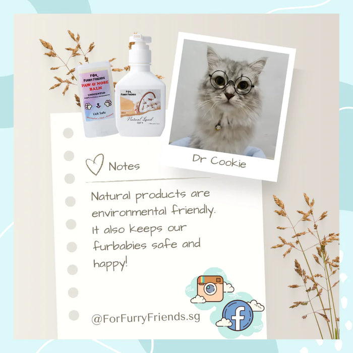 For Furry Friends Unscented Natural Liquid Soap+ Shampoo [Cat & Dog]