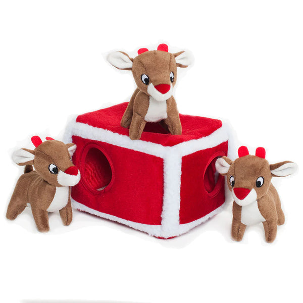 Zippypaws Holiday Burrow - Reindeer Pen
