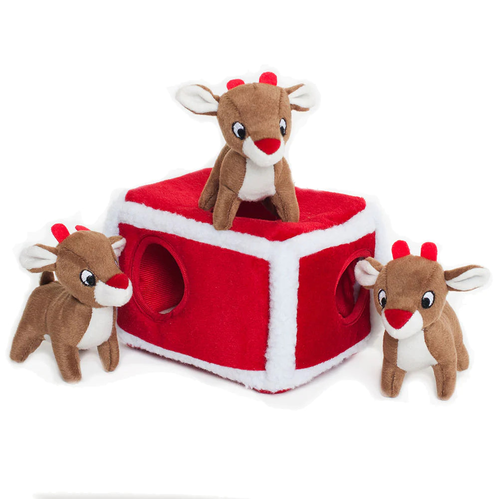 Zippypaws Holiday Burrow - Reindeer Pen