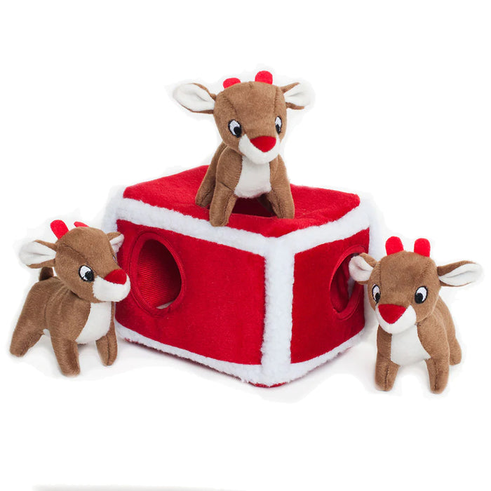 Zippypaws Holiday Burrow - Reindeer Pen