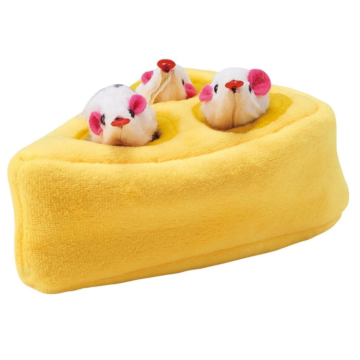 Marukan Panic Mouse in Cheese Soft Toys for Cats