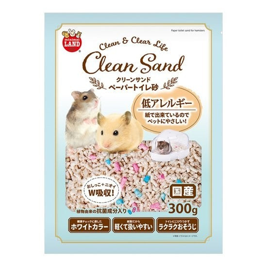 Marukan Clean Toilet Paper Sand for Hamster 300g
