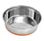 FuzzYard Stainless Steel Bowl with Non-Slip Base in Orange (2 Sizes)