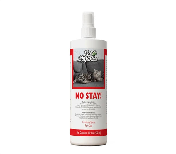 NaturVet Pet Organics No Stay! Furniture Spray For Cats 473ml