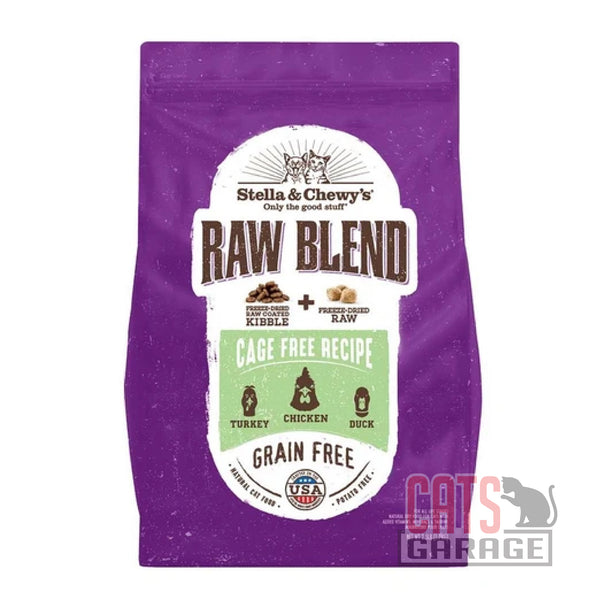 Stella & Chewy’s Freeze-Dried Raw Blend Kibble Cage Free Chicken Grain-Free Dry Cat Food 5lbs