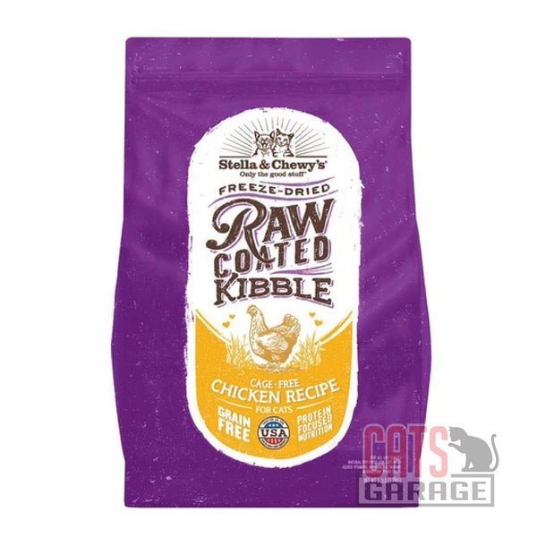 Stella & Chewy’s Freeze-Dried Raw Coated Kibble Chicken Grain-Free Dry Cat Food (2 Sizes)