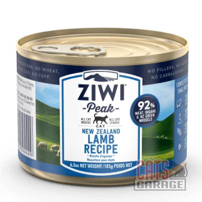 Ziwi Peak Lamb Grain Free Cat Wet Food 185g X12