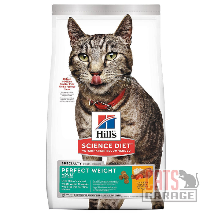 Hill's Science Diet Adult Perfect Weight Dry Cat Food (2 Sizes)