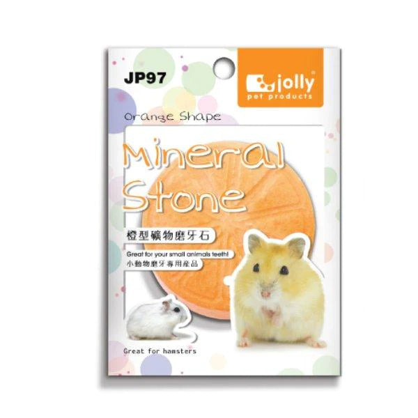 Jolly Orange Shaped Mineral Stone JP97