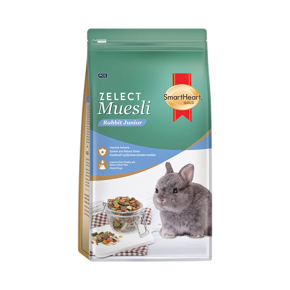 SmartHeart Gold Rabbit Food Zelect Muesli Junior 500g — Cats Garage