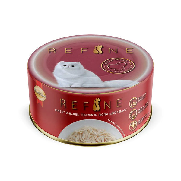 SmartHeart Cat Can Refine Finest Chicken Tender in Signature Gravy 80g X24