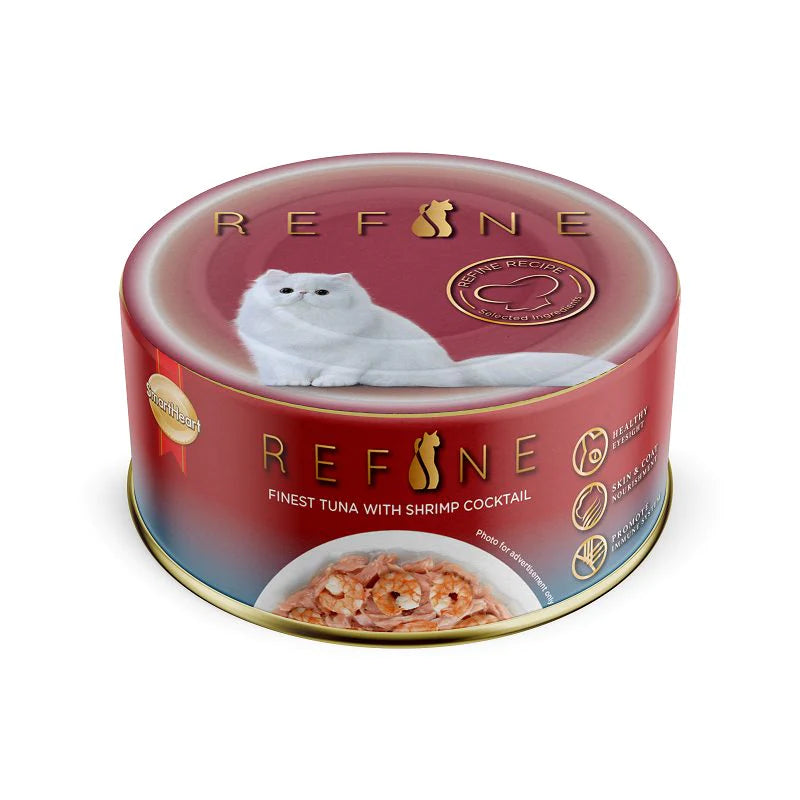 SmartHeart Cat Can Refine Finest Tuna with Shrimp Cocktail 80g X24