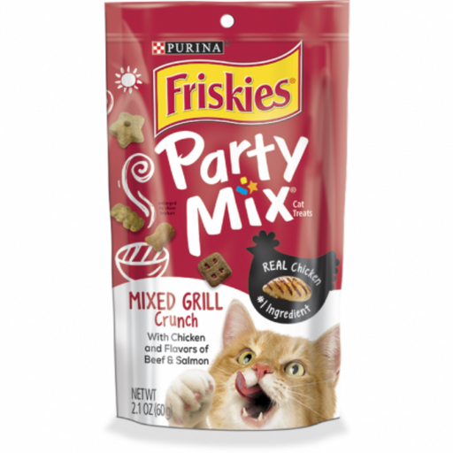 FRISKIES Party Mix Mixed Grill Cat Treat 60g