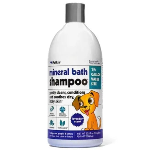 Petkin Mineral Bath Shampoo Lavender Scent 1L [Cats & Dogs]
