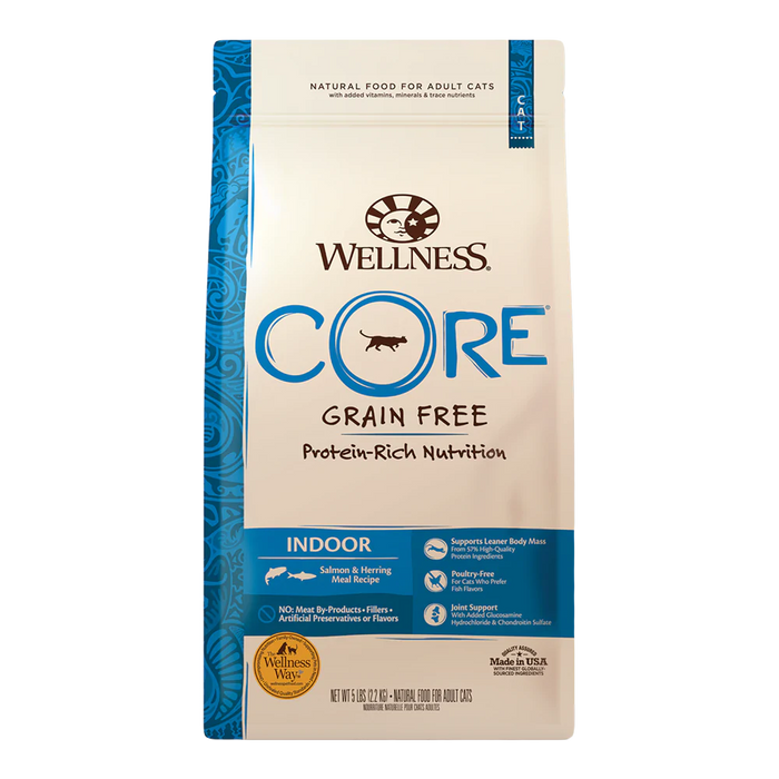 Wellness Cat Core Indoor - Salmon & Herring 5lb