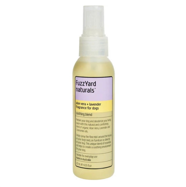FuzzYard Soothing Aloe Vera and Lavender Aromatherapy Mist for Dogs 120ml
