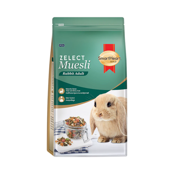 SmartHeart Gold Rabbit Food Zelect Muesli Adult 500g
