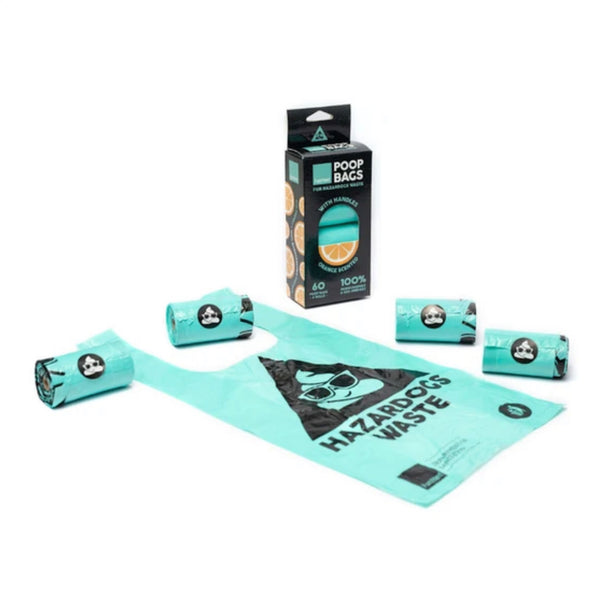 FuzzYard Orange Scented Poop Bags 60ct