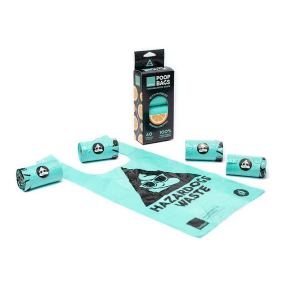 FuzzYard Orange Scented Poop Bags 60ct