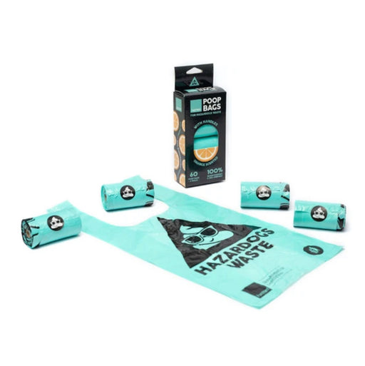 FuzzYard Orange Scented Poop Bags 60ct