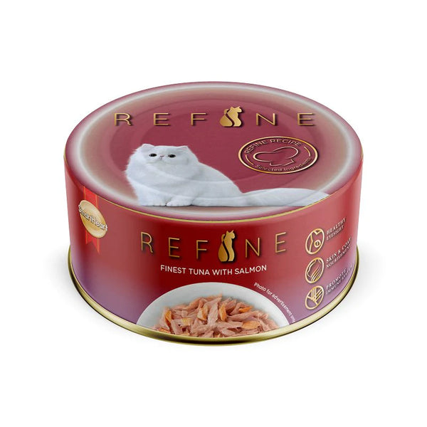 SmartHeart Cat Can Refine Finest Tuna with Salmon 80g X24