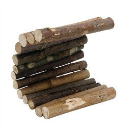 Living World Treehouse Real Wood Logs Medium