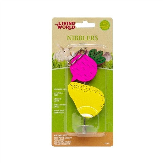 Living World Nibblers Wood Chews - Beet & Pear