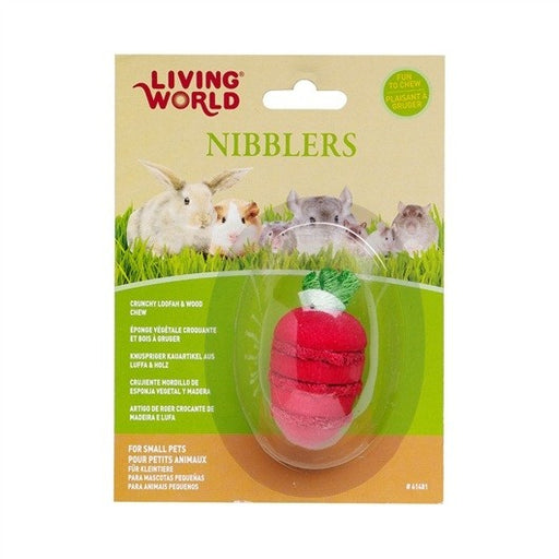 Living World Nibblers Loofah Chews Strawberry