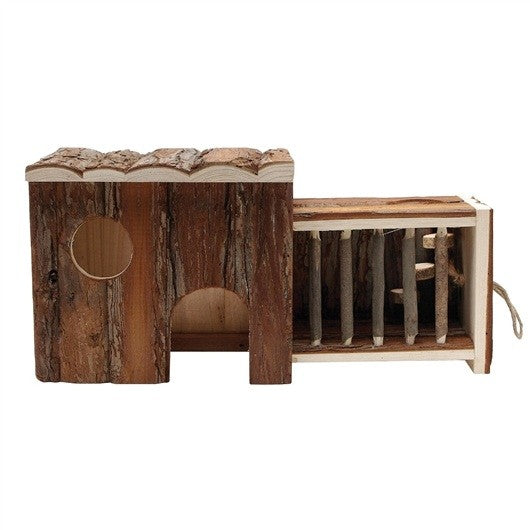 Living World Tree House Real Wood - Pull Out House
