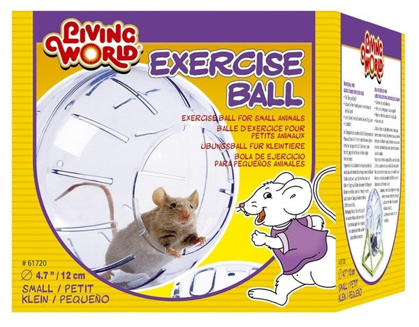 Living World Exercise Ball with Stand Small