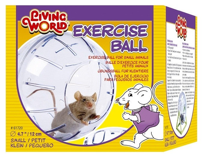 Living World Exercise Ball with Stand Small