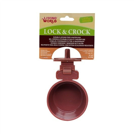 Living World Lock & Crock Dish, Burgundy Plum