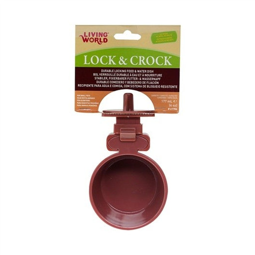 Living World Lock & Crock Dish, Burgundy Plum