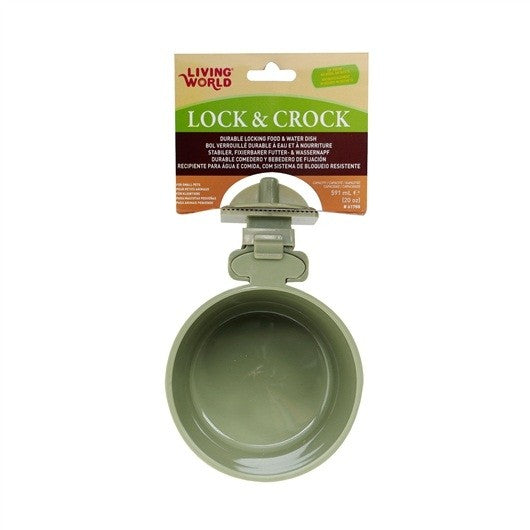 Living World Lock & Crock Dish, Olive Green