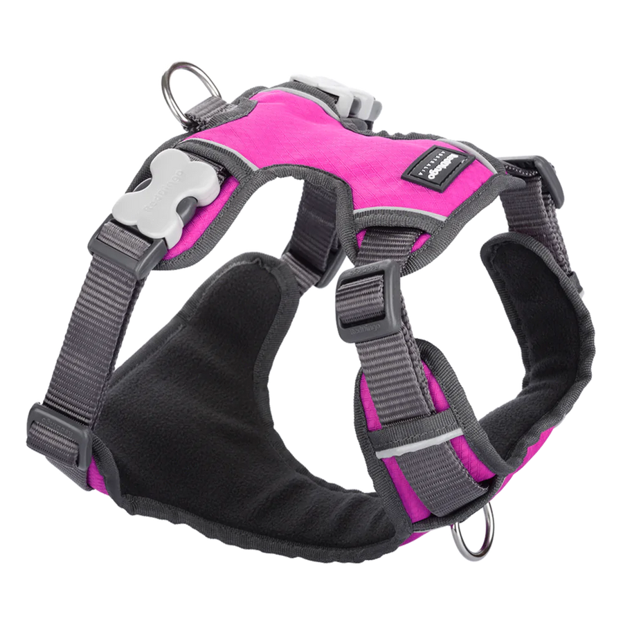 Red Dingo Padded Harness Hot Pink XS