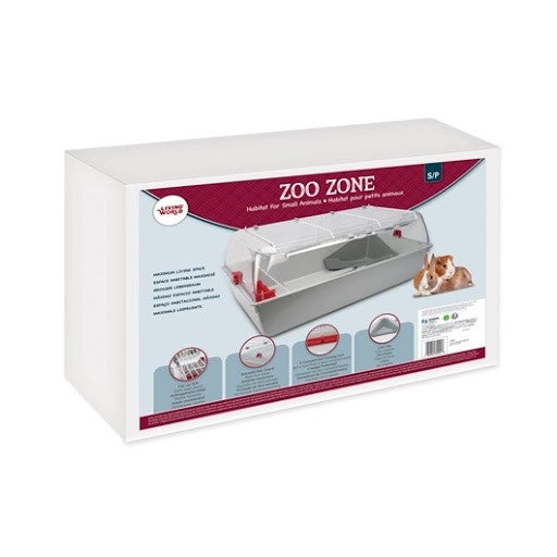 Living World Zoo Zone Grey Burgundy (2 Sizes)