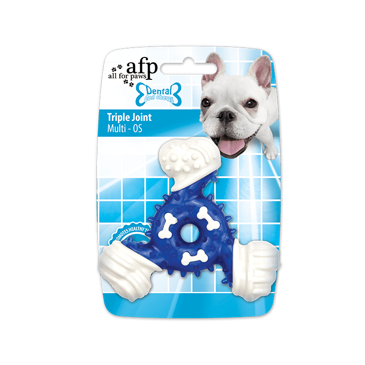 All For Paws Dental Chews Dental Triple Joint Blue