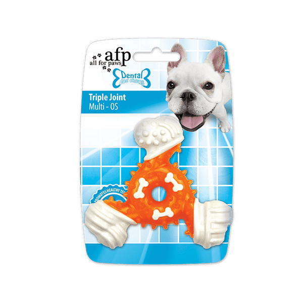 All For Paws Dental Chews Dental Triple Joint Orange
