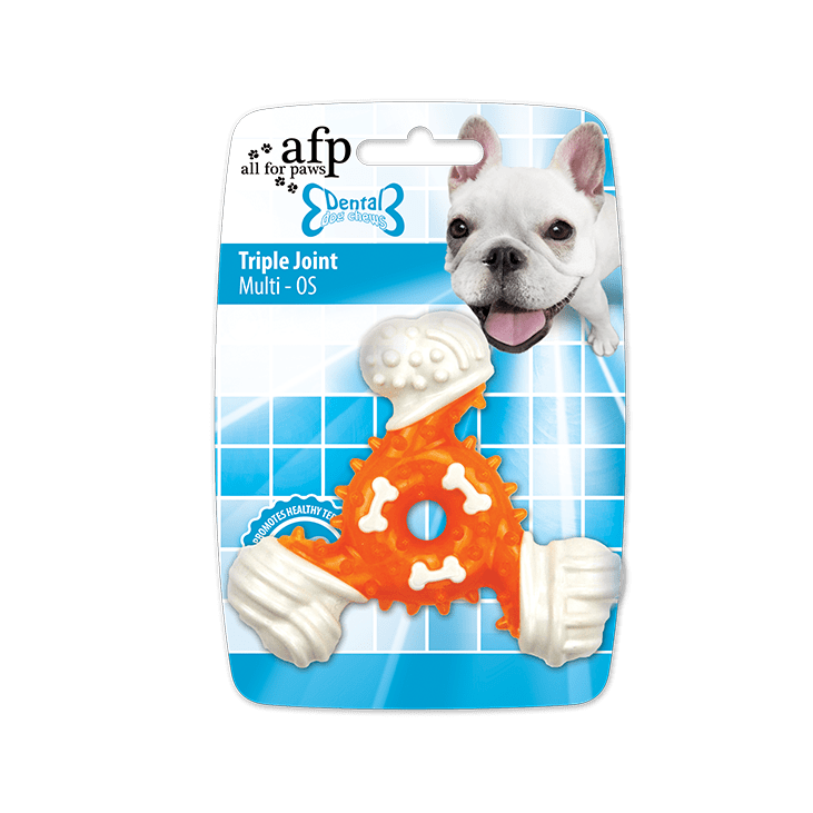 All For Paws Dental Chews Dental Triple Joint Orange