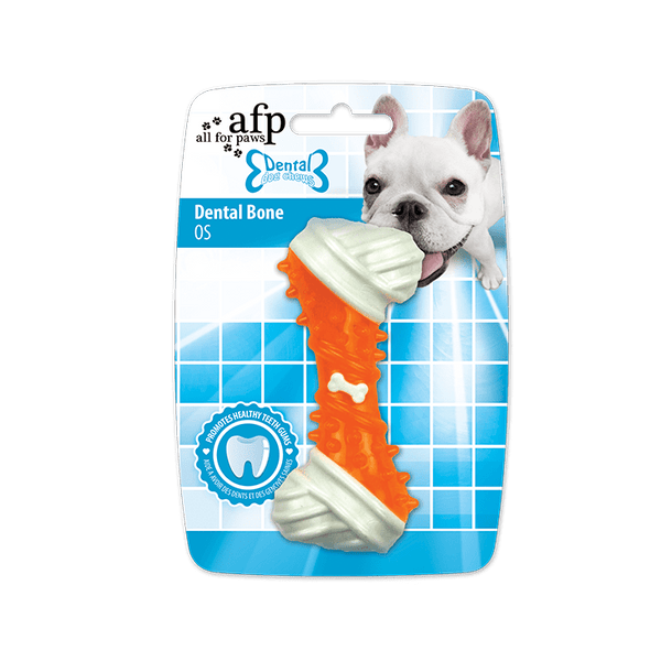 All For Paws Dental Chews Dental Bone Orange