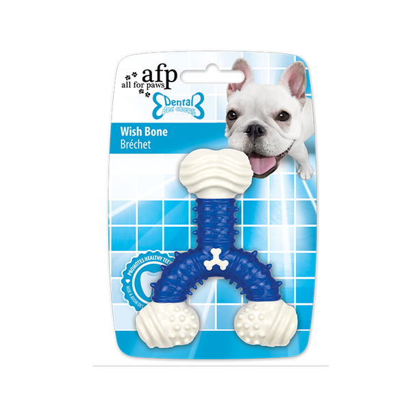 All For Paws Dental Chews Dental Wish Bone Blue
