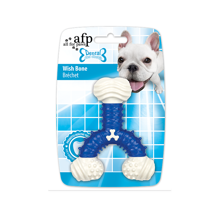 All For Paws Dental Chews Dental Wish Bone Blue