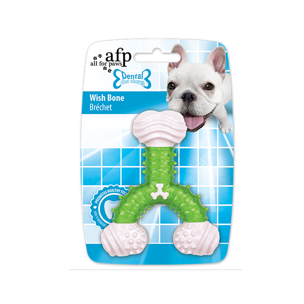 All For Paws Dental Chews Dental Wish Bone Green